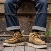 Autumn Men's Luxury Suede Leather Casual Shoes Classic Retro Outdoor Sports Leisure Shoes British Low-top Loafers Soft Men Boots