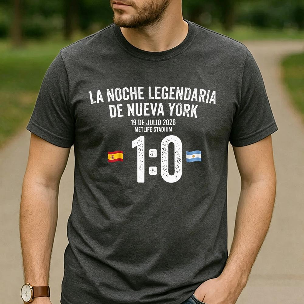 10 Spanien gegen Argentinien Grafikdruck Baumwoll-T-Shirt Unisex Unisex Unisex Rundhalsausschnitt Kurzarm Sportspiel Streetwear Tägliche Oberteile