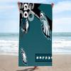Asciugamano da Spiaggia Stampa Philadelphia Eagles, Asciugamano Grande Morbido Asciugatura Rapida per Spiaggia Campeggio Nuoto