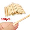 100Pcs/pack Orange Wood Sticks For Cuticle Pusher Cuticle Remove Tool 5 Different Sizes Double Headed Forks For Nails Manicures