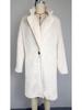 2025 Fall/Winter Furry Long-Sleeve Plush Top with Turn-Down Collar for Women