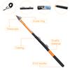 FTK Rock Fishing Rod Carbon Ultra-Hard Short Section Rock Fishing Rod Hand/Sea Dual-Purpose Rod Floating Yellow Spring Rod