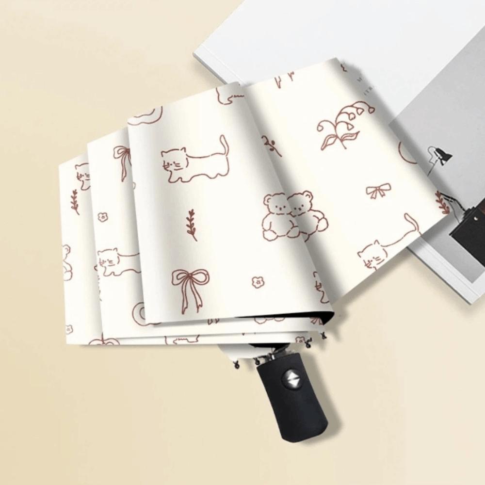 Sun Protection Dual-Use Umbrella UV Protection Folding Umbrella Travel Rain Umbrella  Beach