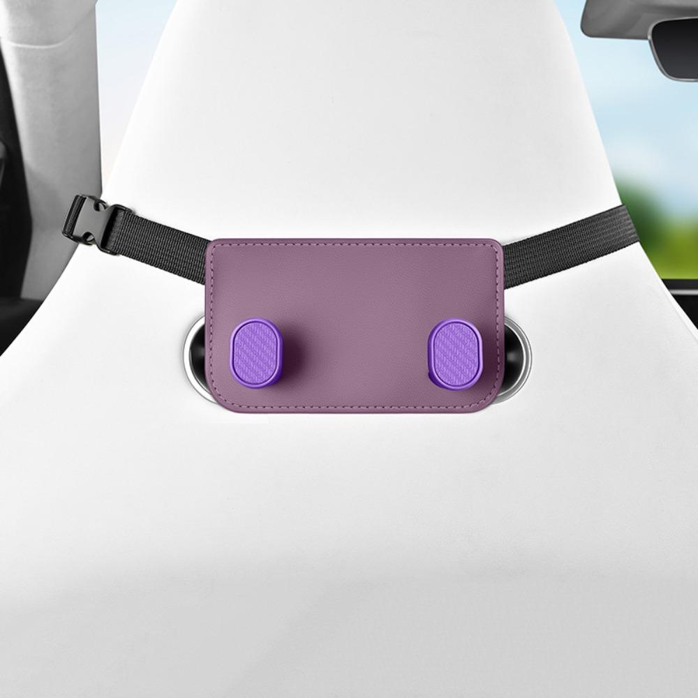 High Load-Bearing Car Backseat Hanger Auto Back Seat Storage Hook Car Interior Accessories Purple
