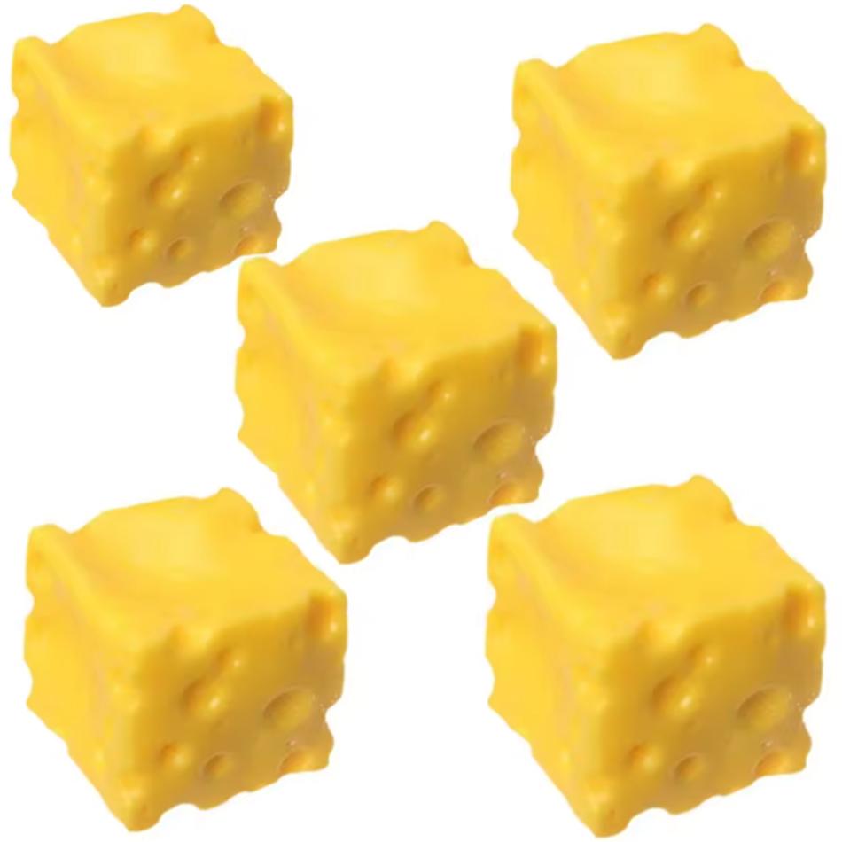 Squishy Square Cheese Squeeze Toys Slow Rebound Push Stress Relief Sensory Toy Soft Butter Cheese Fidget Toy Christmas Present