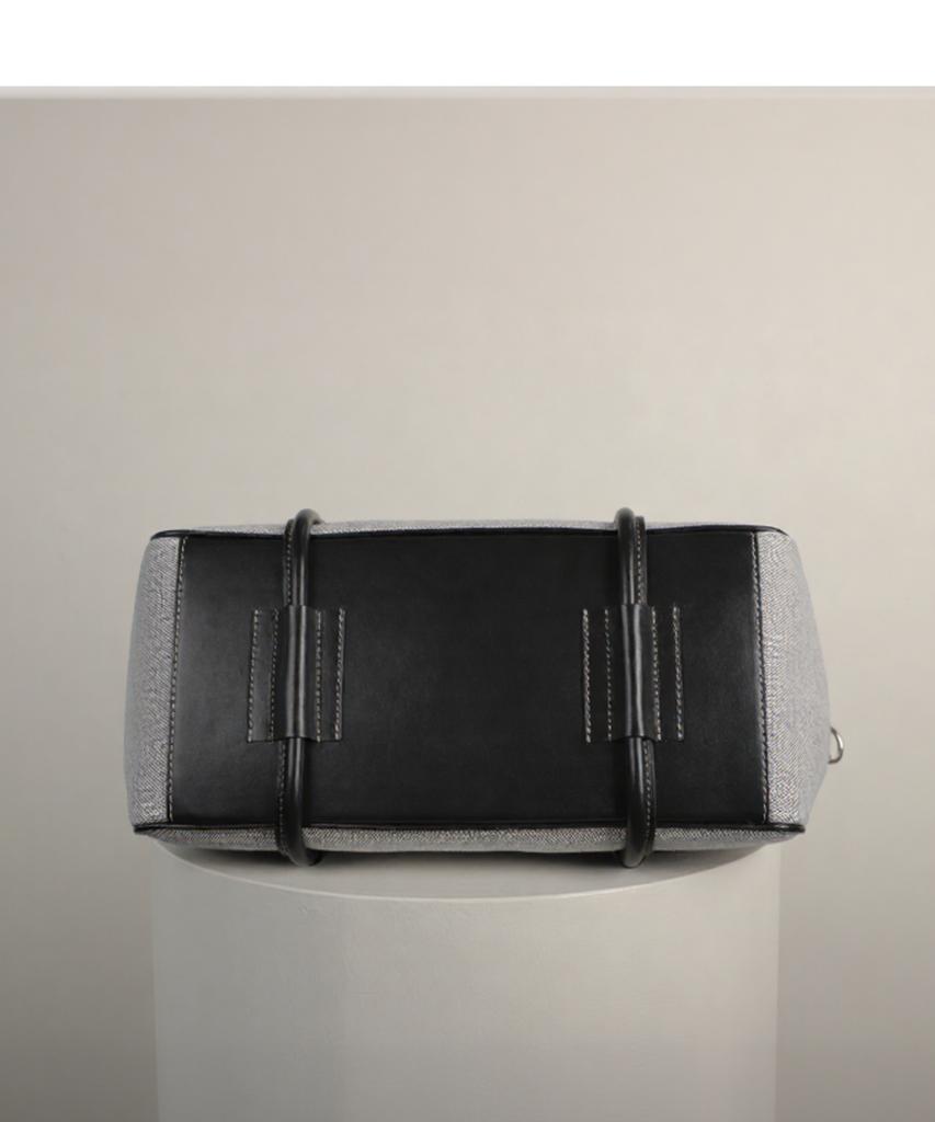 Selloria Diparma Classic Canvas De Goa Tote Bag [Black]