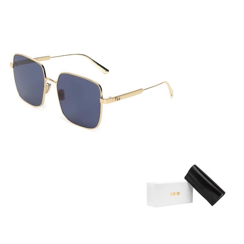 Dior Logo Square Sunglasses Unisex sunglasses Gold DIORCANNAGE-S1U