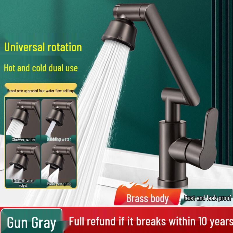 Yiceng Robotic Arm Universal Hot & Cold Basin Faucet