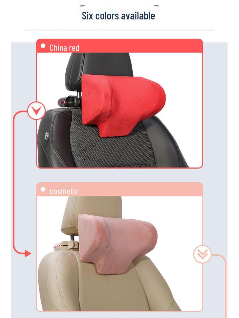 Car Headrest Side Sleeping Pillow - Smart Neck Support Pillow for Comfortable Travel