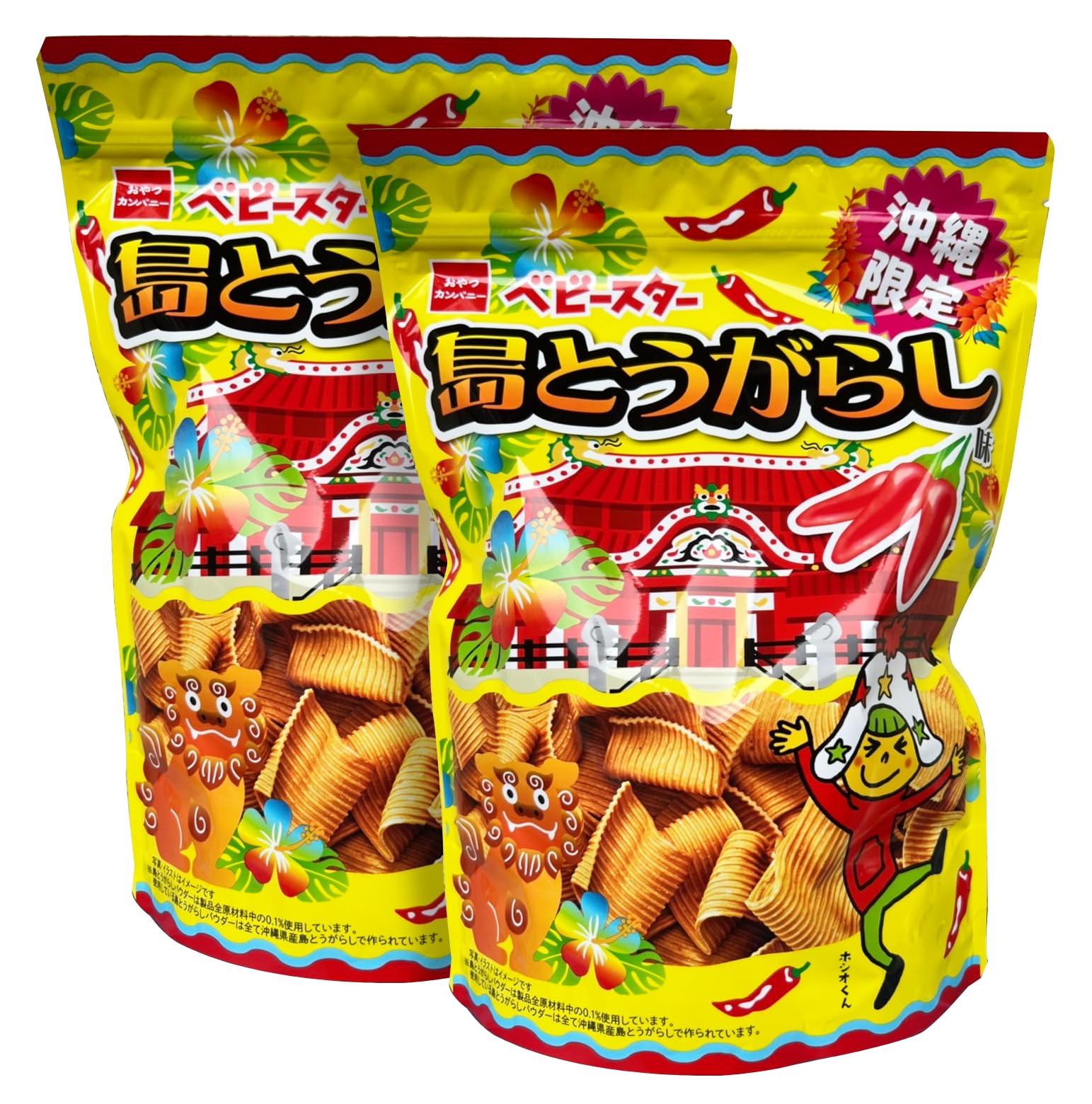 

Baby Star Island Pepper Flavor x 2 bags [Okinawa Exclusive] (170g)