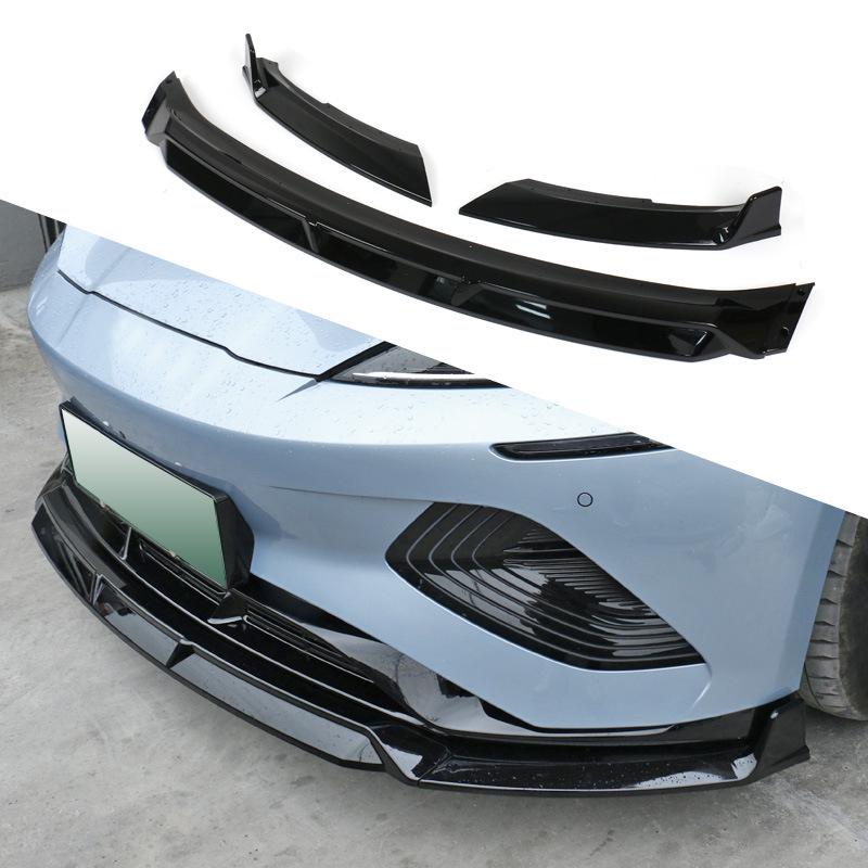 BYD Seal Front Lip No-Punch Modification Kit - Large & Small Body Sports Exterior Parts BYD Seal Front Lip Gloss Black