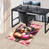 Office Carpet Cute Yorkshire Terrier with Heart Sofa Rug, Chair Mat Protection