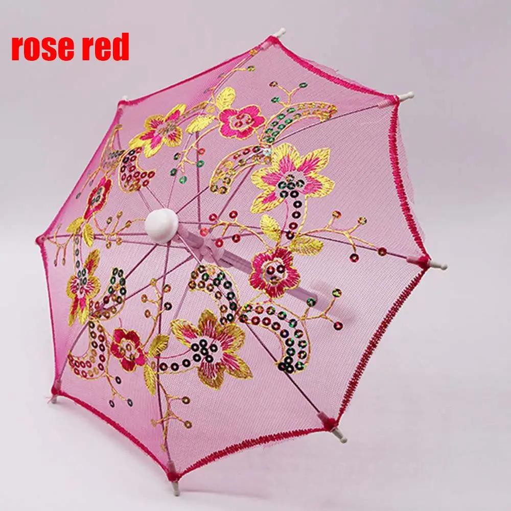 1 Pcs New Mini Doll Umbrella Toy Rain Umbrella Dolls Accessories Birthday Gift For Kid Children Doll Embellishment Ornament