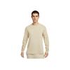 Logo Langarm Einfarbig Rundhals Sweatshirt Herren Sweatshirt Khaki FB8586-251