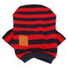 Dog Striped Pullover 2 Legged Soft Comfortable Breathable Pet T Shirt Clothes for Spring Summer Red Blue