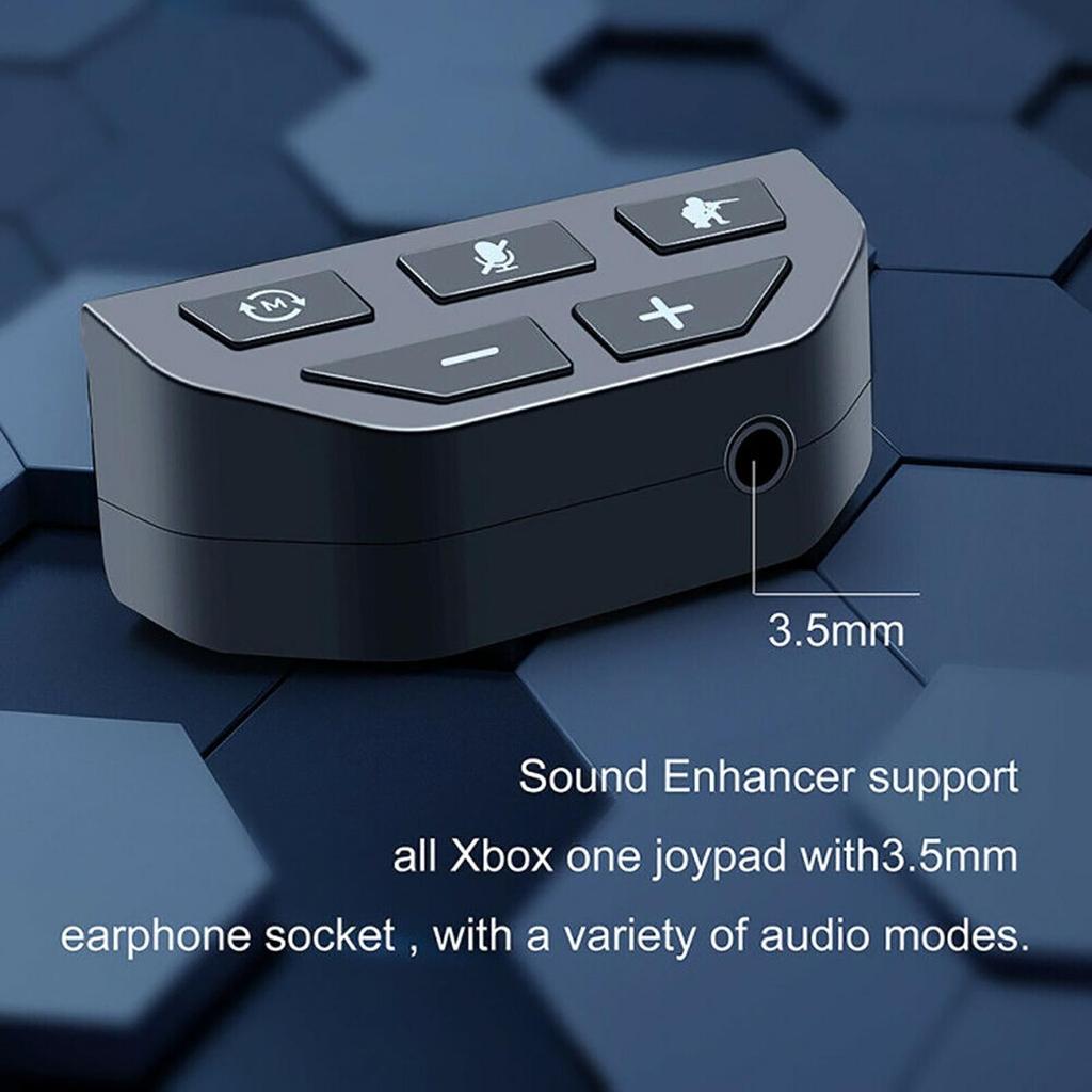 Stereo-Headset-Adapter nur für Microsoft Xbox One X/S Controller, Sound Enhancer mit 3,5-mm-Audiobuchse