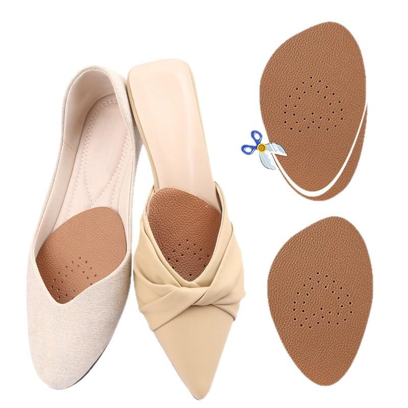 Latex Cow Leather Forefoot Pad High Heels Soft Anti-wear Forefoot Half Pad Anti-slip Code Adjustment Forefoot Half Size Pad