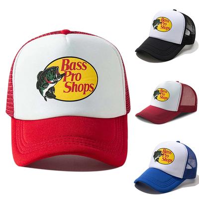 Cappellino da camion Bass Pro Shops Europa e America vendita calda protezione solare cappellino da pesca per esterni cappello da sole