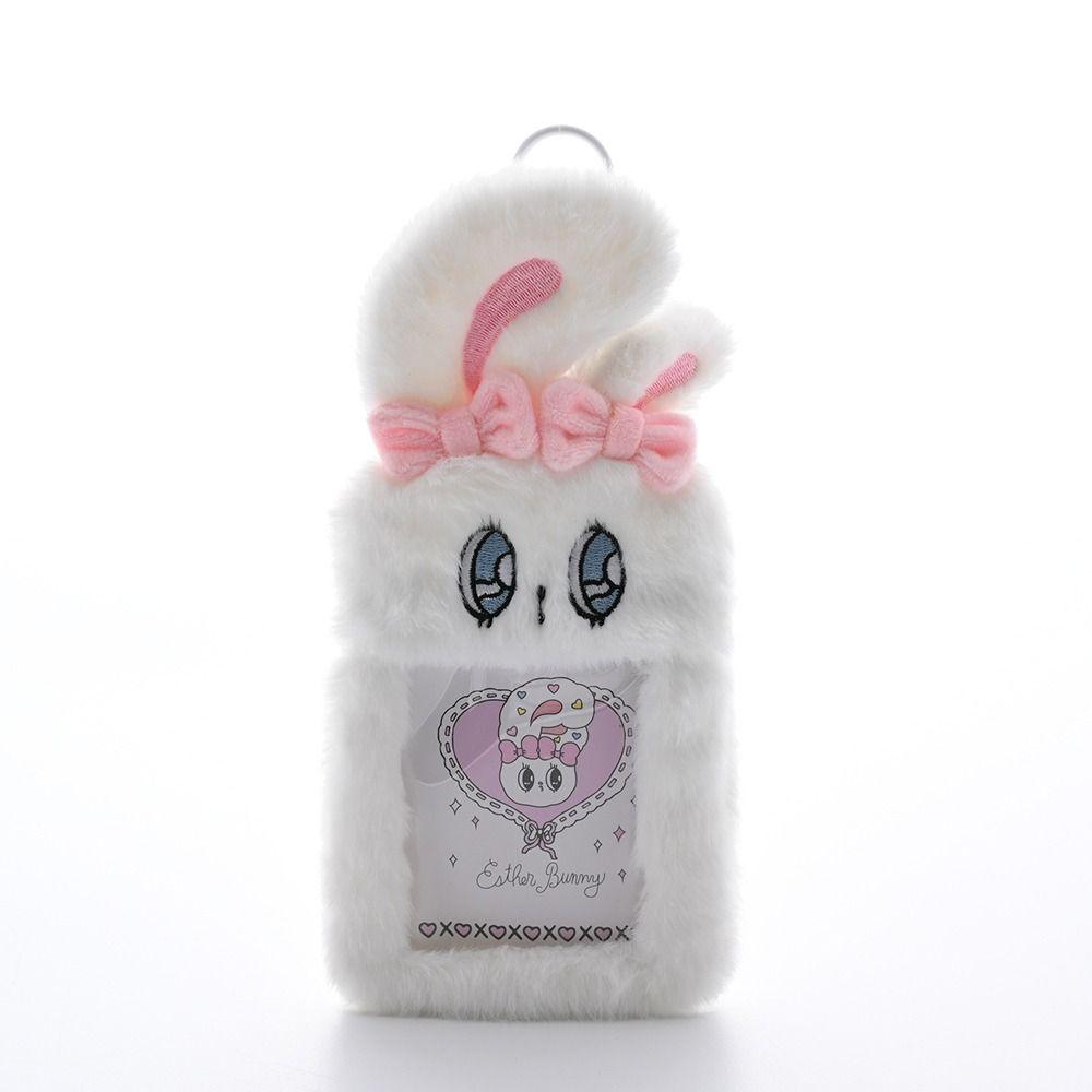 Credit ID Bus Card Case Plush Card Holder Key Ring Photo Album Card Cover Fashion ID Badge Holder