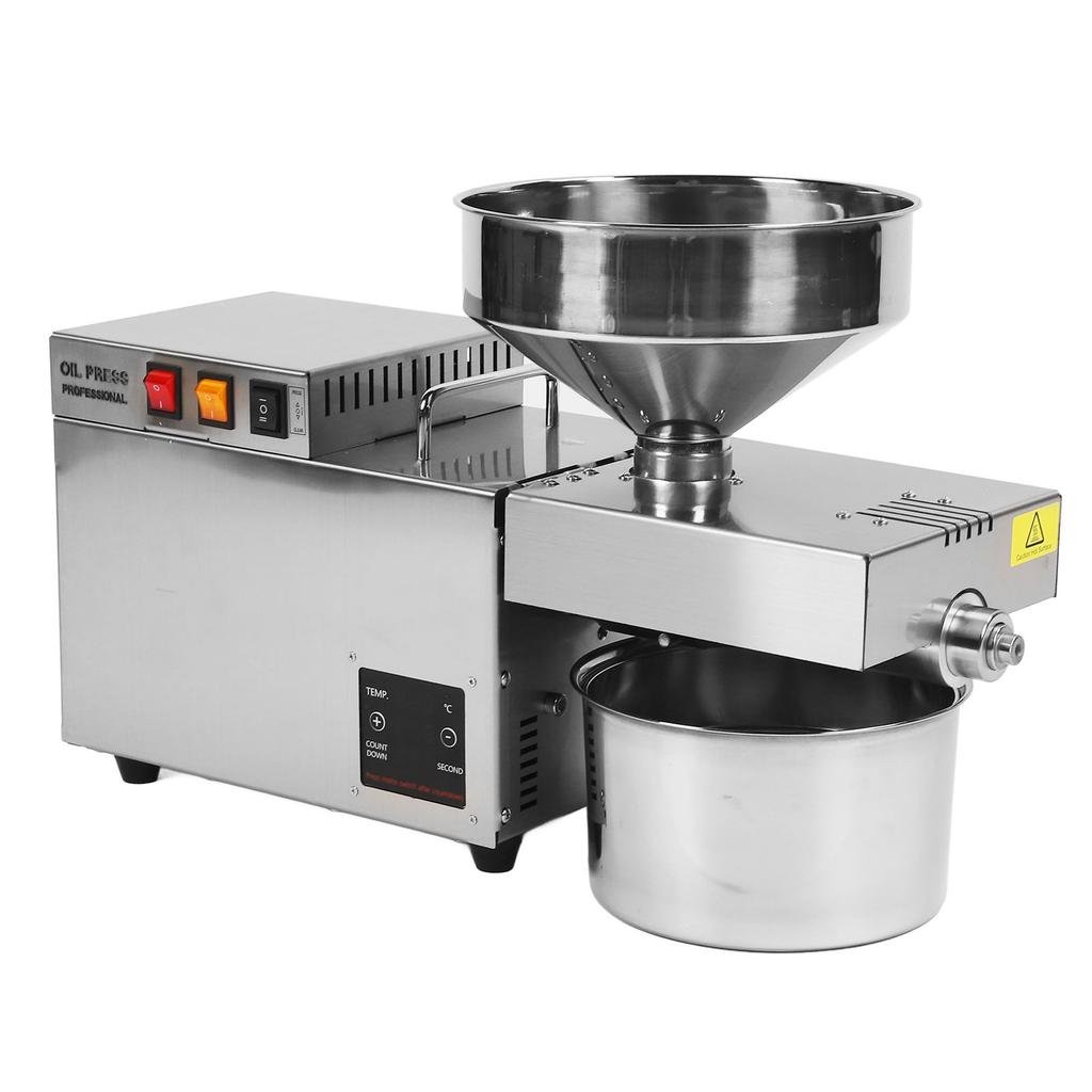 Automatic Oil Press Machine Intelligent Temperature Control Stainless Steel Electric Extractor Oil