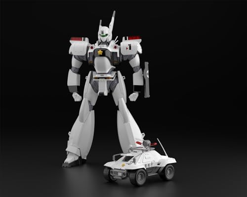 Aoshima Bunka Kyozai Mobile Police Patlabor AV-98 Ingram Unit 1 (approx. 190mm Tall) + Type 98 Special Command Vehicle (approx. 40mm Tall) 1/43 Scale