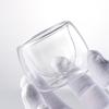 2pcs Set 50ml Insulated Glass Cup Transparent Espresso Foreign Wine Vodka Liquor Glasses Creative Double Layer Kung Fu Tea Mug