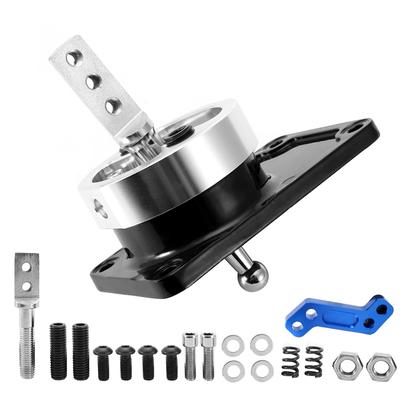 CNC Aluminum Alloy Car Short Throw Gear Shifter Lever for Ford Mustang T5(Blue)