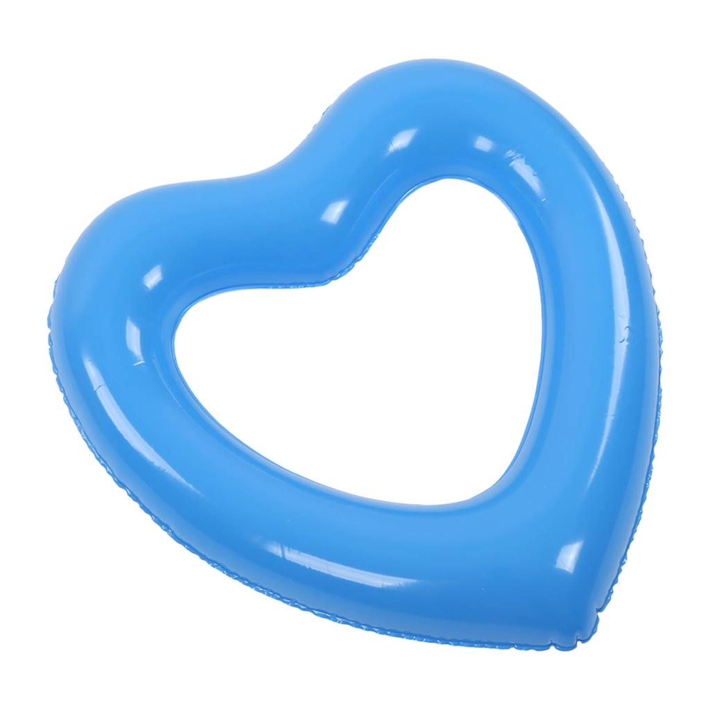 Heart Shaped Swimming Circle 45cm Thick Tear Resistant PVC Material Inflatable Pool Float Rings for Pool Party Beaches