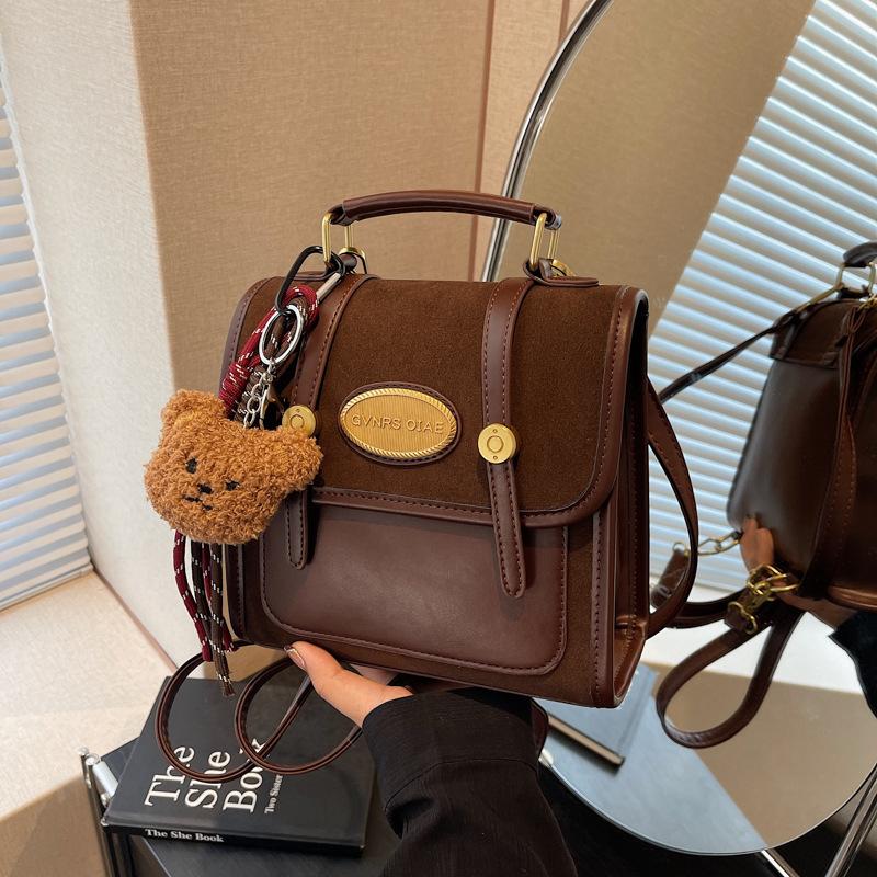 Niche Design Backpack Women's New Fashion Leisure College Style Versatile Single Shoulder Messenger Bag Bag