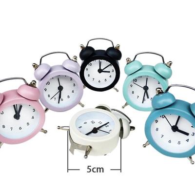Creative Cartoon Mini Metal Alarm Clock for Kids with Custom Logo Option