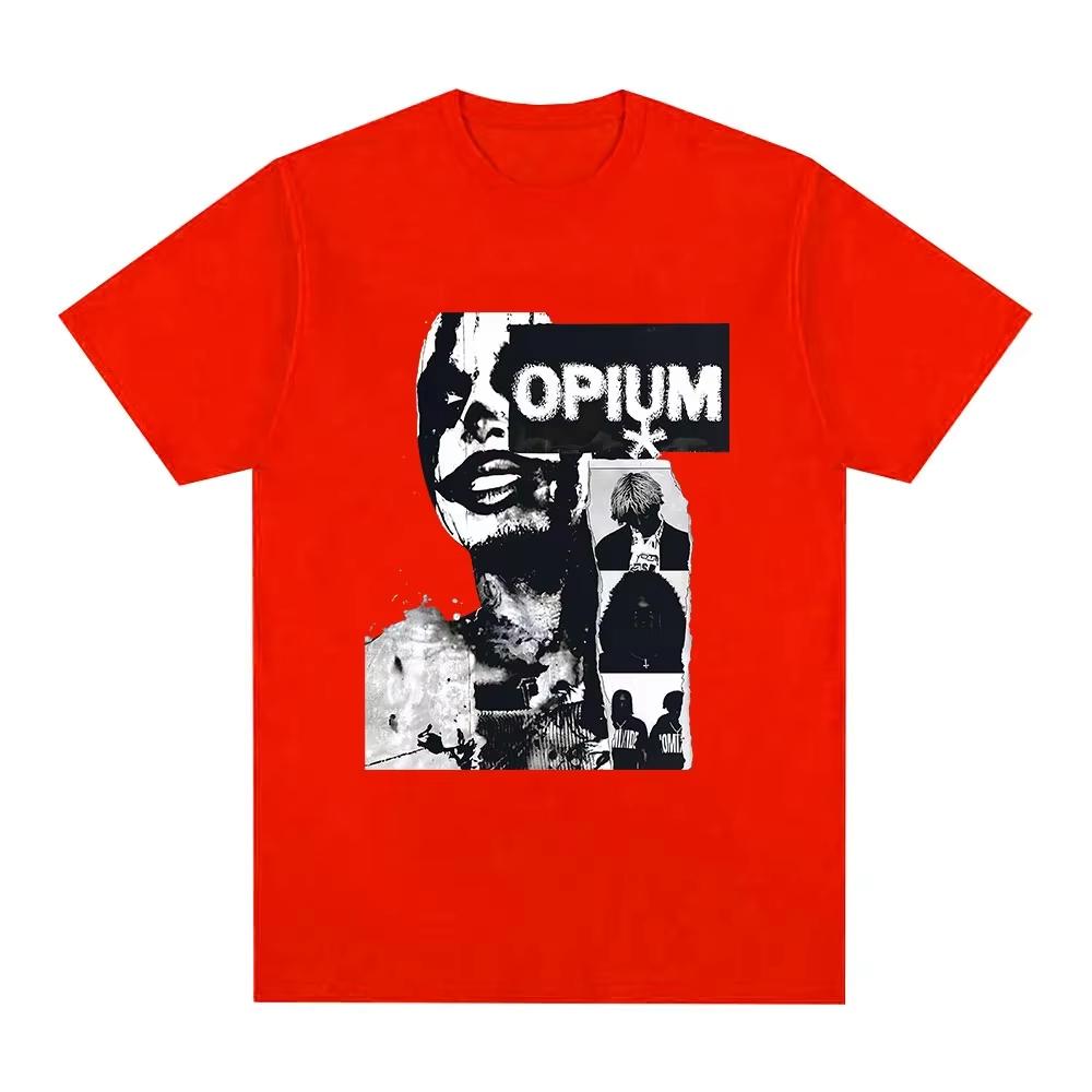 Rapper Playboi Carti TShirt Opium Ken Carson Destroy Lonely Gothic T Shirts Men Women 2026 Fashion Vintage Short Sleeve Top