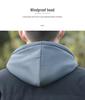 Unisex Autumn-Winter Hooded Puffer Jacket: Cozy Hong Kong Style Two-Piece Look