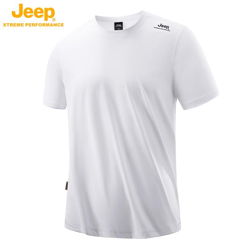 JEEP Men s Ice Silk Quick-Dry Short Sleeve T-Shirt L