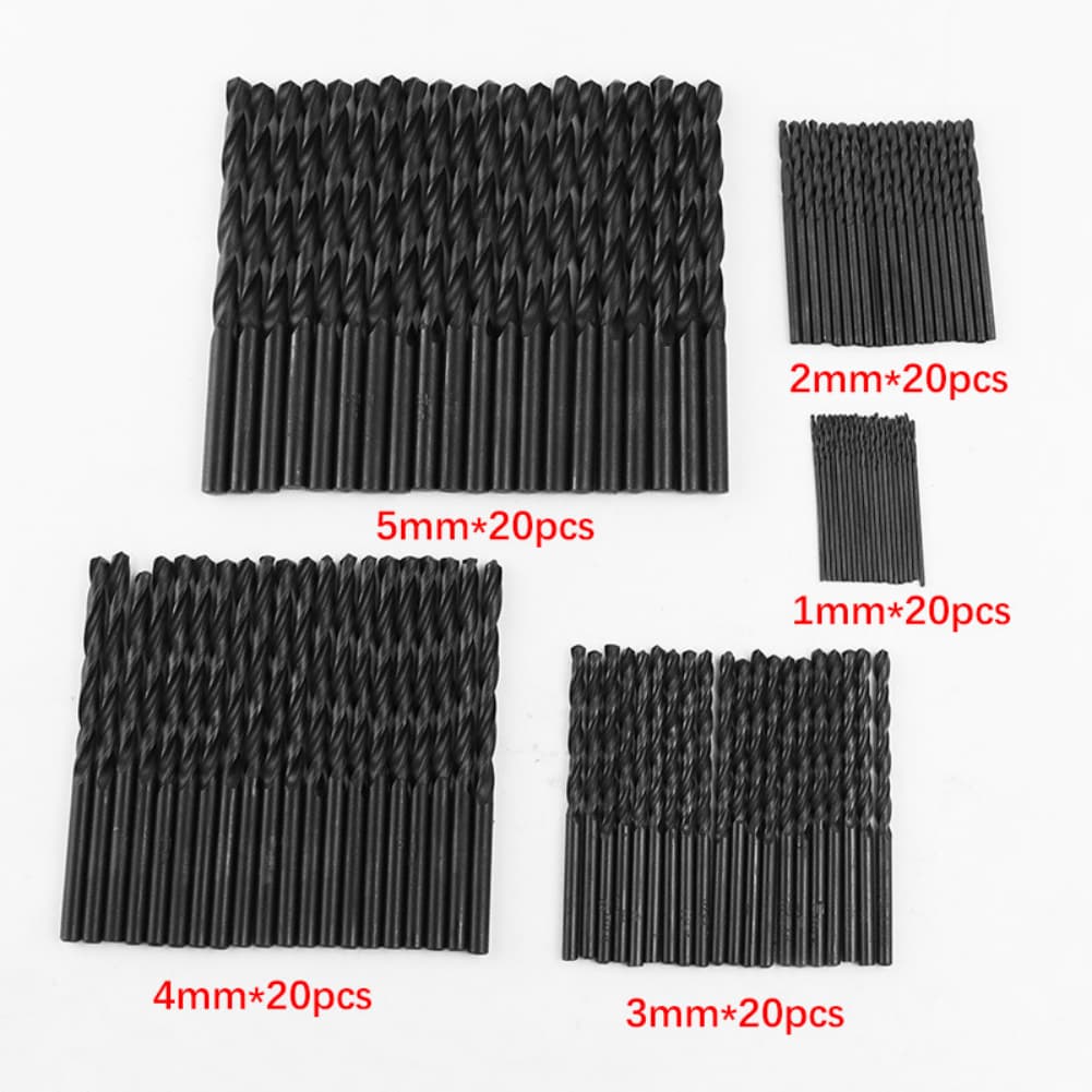 DIY Projects HSS Drill Bits High Speed Drill Bits Set Drill Bit TiAlN Coating Heat Resistant Precision Ground Tip