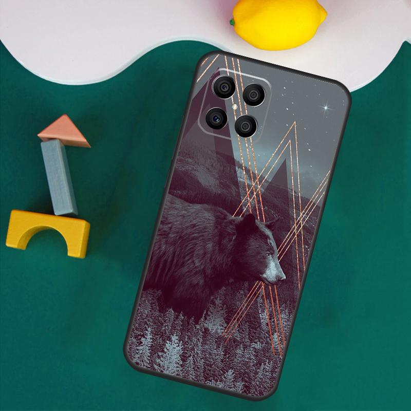Cute Cartoon Bear Case For Honor 200 Lite 50 70 90 X9a X8a X8 X9 X8b X9c X9b Honor Magic 5 6 Pro 7 Lite Cover