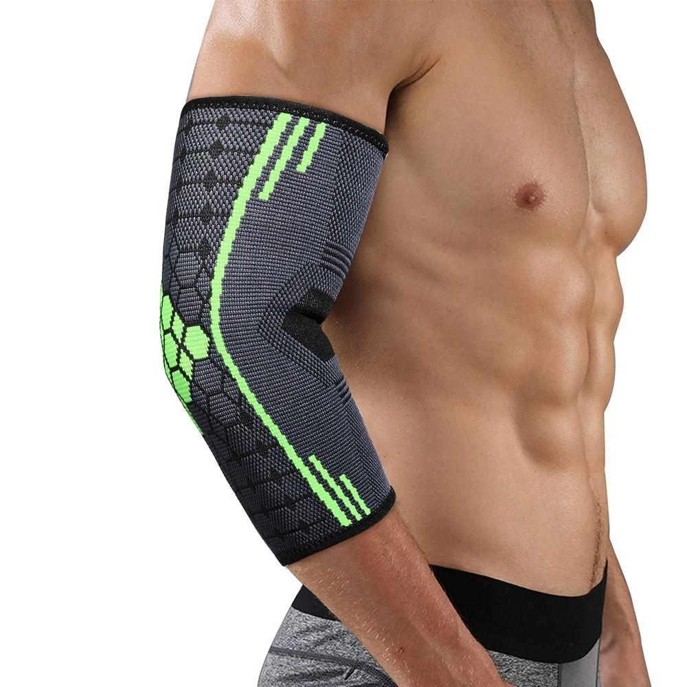 Breathable Elbow Brace Weightlifting Workouts Compression Elbow Sleeve  Men and Women