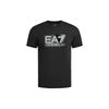 EA7 Letter And Number Print Casual Pullover Crew Neck Short Sleeve T-Shirt SS24 Men T-shirts Black 3DPT09-PJ02Z-1200