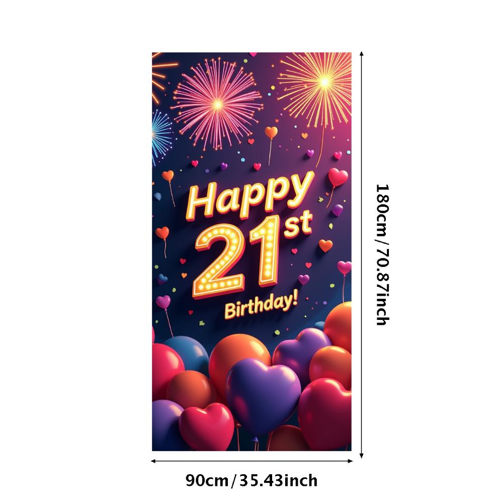 Durable Celebration Backdrop Multi-purpose Vibrant High-quality Event Background Stylish Birthday Backdrop for Gatherings