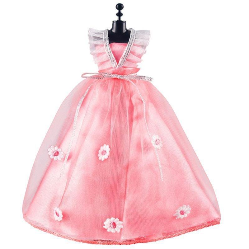 Plastic Doll Dress Stand Perfect Dolls Display Stand Display Holder Doll Dress Rack for Doll Dresses and Wedding Gowns