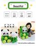 Panda to Dinosaur Transforming Plush Toy – Cute Panda Doll Pillow, Perfect Birthday Gift for Girls.