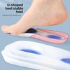 Silicone Seven-point Pad Shock-absorbing Heel Flat Sports and Leisure Half Pad Foot Eight-character Foot Silicone Insole