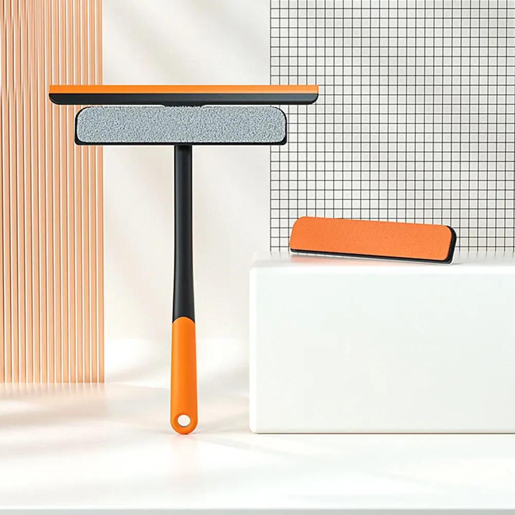 

Glass Cleaner Wiper Scraper Shower Squeegee Hand Tools Window Cleaner Mirror Car Window Tiles Wiper Silica Gel Hanging Bracket