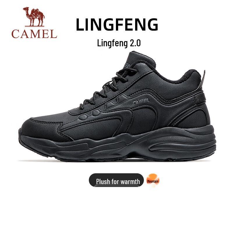 CAMEL Men s K15C36Q3048 Plush Lined High-Top Casual Shoes EU 41