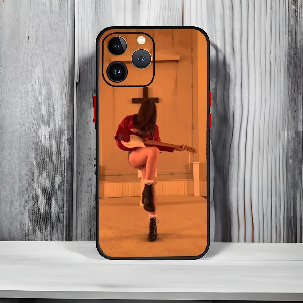 Emotional Indie Singer E-Ethel Cain Phone Case Black Matte Thin Phone Case For iPhone17 16 15 14 13 ProMax