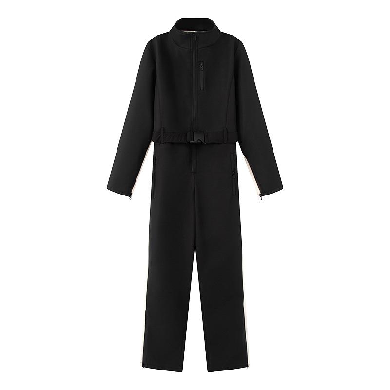 2025 Spring Collection: Women's European & American Style Waterproof Ski Jumpsuit - Warm and Fashionable