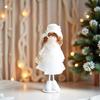 Christmas Angel Doll Ornaments Tabletop Small Plush Fairy Elf Figurine for Thanksgiving New Year Birthday Wedding Valentine's Day Party Decoration