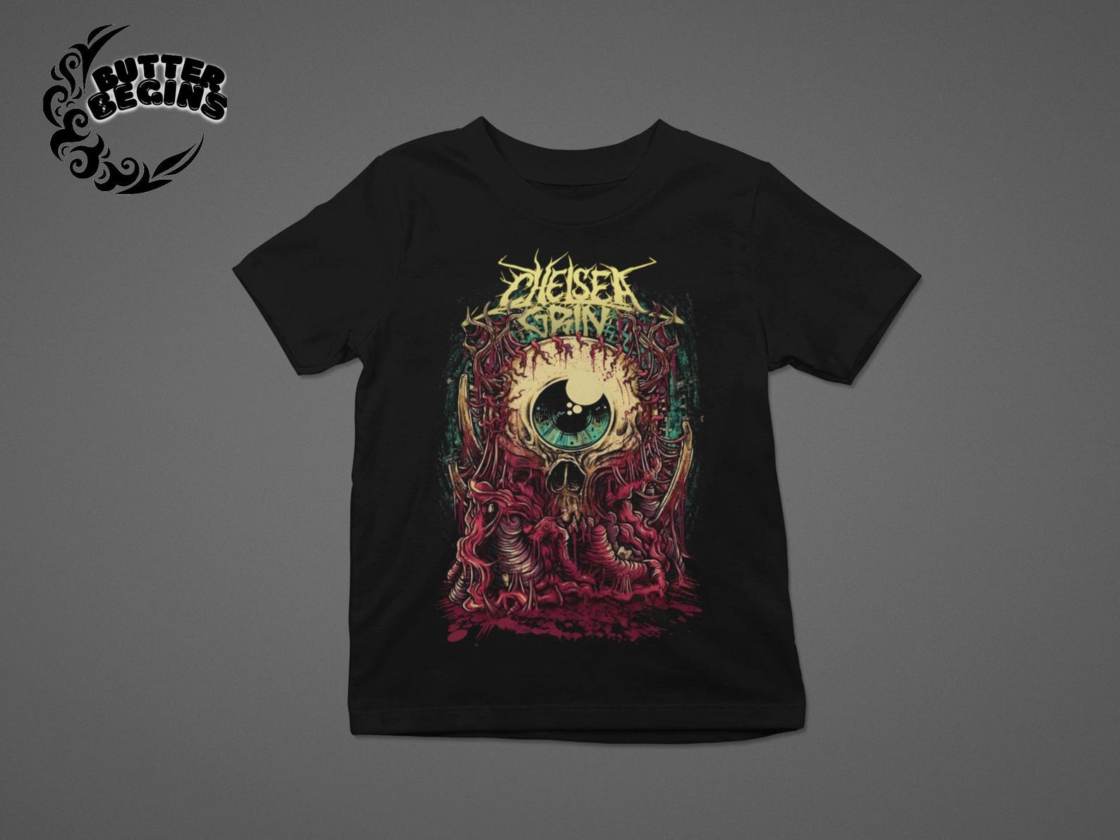 Chelsea Grin T-Shirt, Deathcore Band Merch Shirt, Retro Casual Unisex T-Shirt M