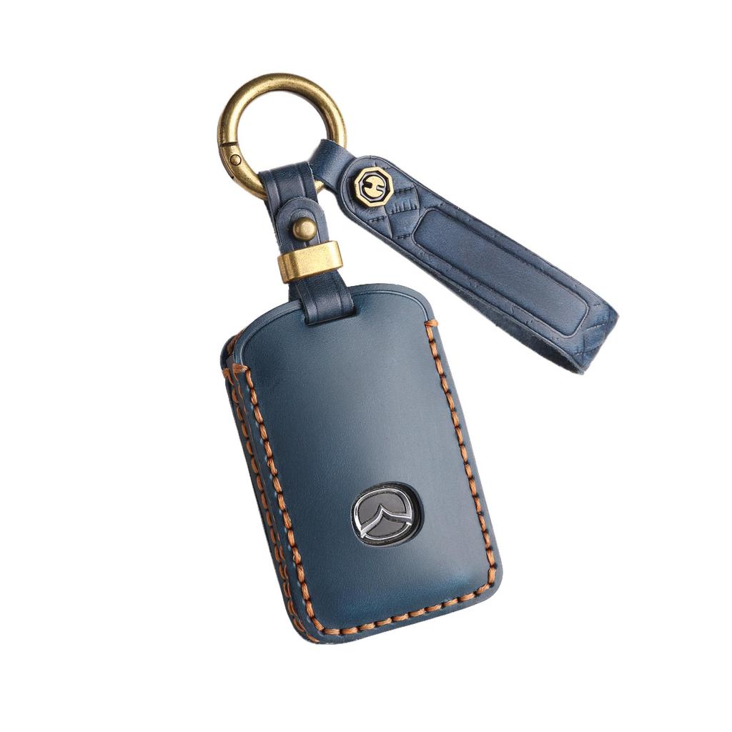 Mazda 3, CX4, Atez Lederschlüsselhülle - Hochwertige Autohülle für Herren