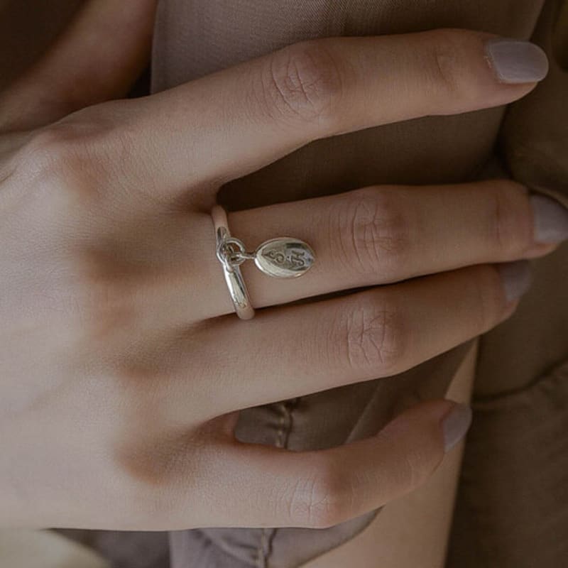 Retro finger Sign_SR255 (Initial Engraving)