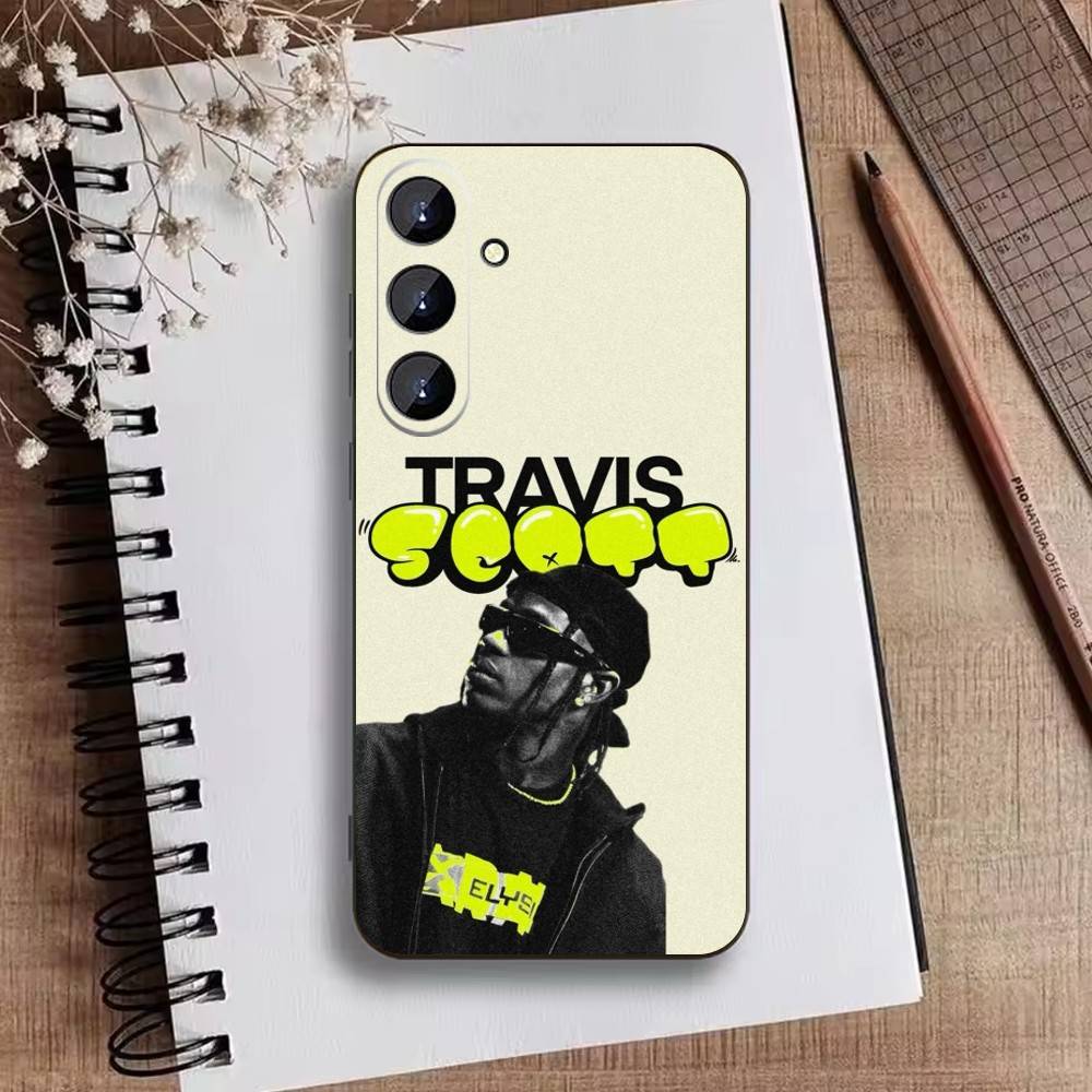 T-Travis S-ScottS Singer Phone Case For Samsung Galaxy A73,A21s,A22,A31,A52,A53,A71,A41Soft Black Shell